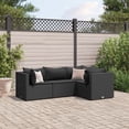 thumbnail image 2 of vidaXL 7 Piece Patio Lounge Set with Cushions Brown Poly Rattan, 2 of 196