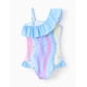thumbnail image 2 of Traje de baño Disney Stitch para niñas de una sola pieza, talla 3T, azul, 2 of 6