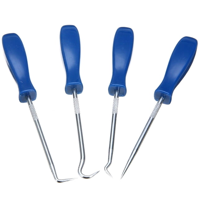 CARTTOU 4 Pcs Car Pick Hook Set Portable O Ring Oil Seal Gasket Puller Remover Crafts Hand Tools