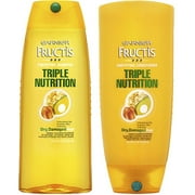 Garnier Fructis Triple Nutrition Fortifying Hair Care Regimen Bundle save $1.00, 25.4 oz