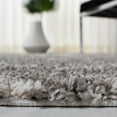thumbnail image 6 of SAFAVIEH Arizona Zarif Geometric Shag Area Rug, Brown/Ivory, 3' x 5', 6 of 8