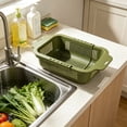 thumbnail image 5 of LEHOZIHEQ Collapsible Colander for Kitchen, Over the Sink Strainer Basket for Kitchen, Fruit Pasta Food Strainer Expandable Plastic Colander BPA Free, 5 of 6