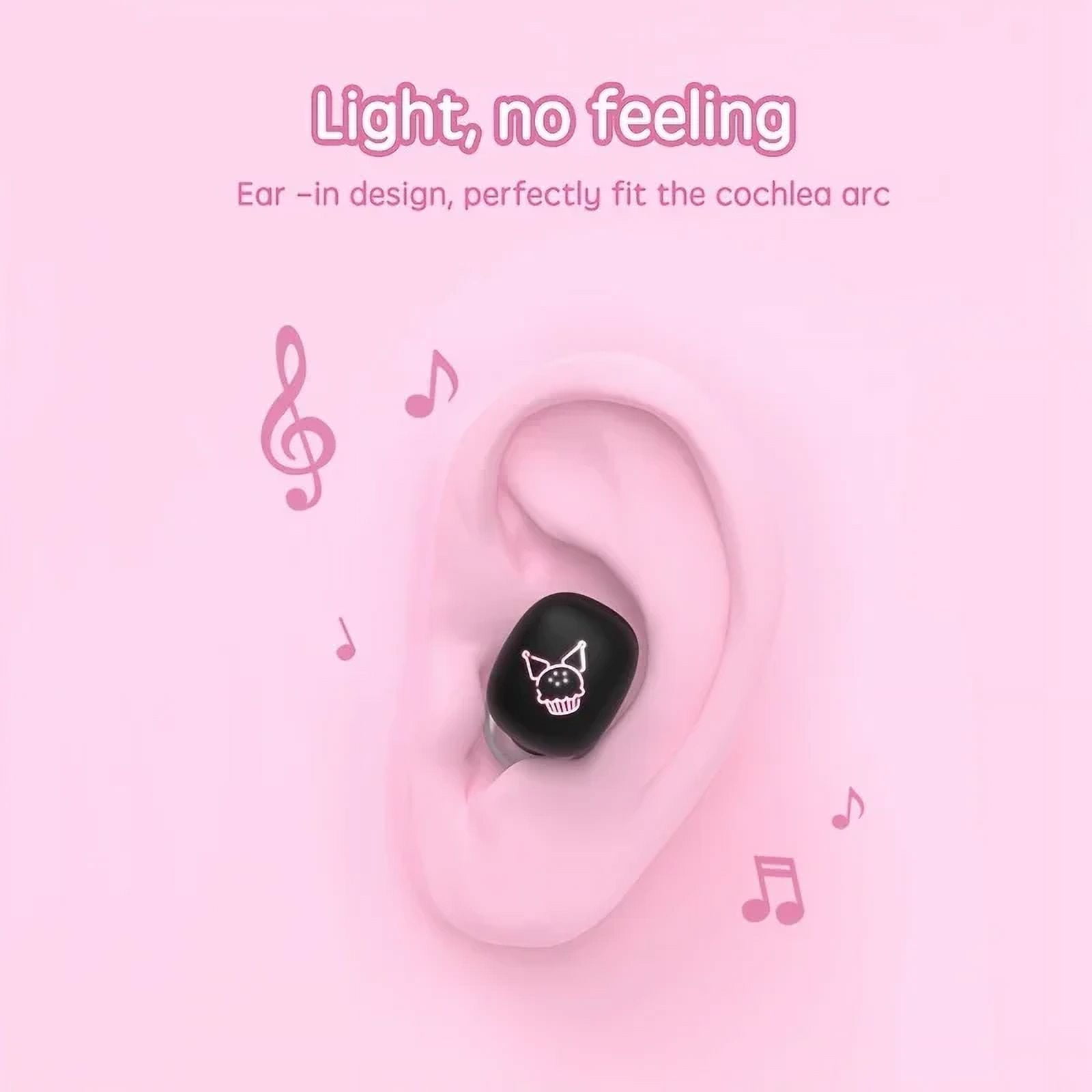Sanrio Hello Kitty Kuromi Bluetooth Earbuds Cinnamoroll Melody Wireless Headphones Gifts