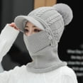 thumbnail image 3 of ORUYROP Women Winter Thick Beanie Hat Ski Ear Flaps Caps Dual Layered, 3 of 7