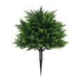 thumbnail image 2 of 23.62" Artificial Cedar Topiary Ball Trees with Ground Spike â UV-Resistant Shrubs for Outdoor & Indoor Decor â Evergreen Bushes for Porch, Garden & Landscaping â All-Season Durable Gift, 2 of 6