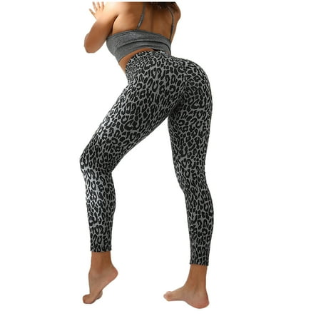 

Women s Yoga Pants Pants Fitness For Running Ankle Waist Leggings Printed Yoga Length Sports Pants High Leopard Yoga Leggings For Womens Yoga Pants