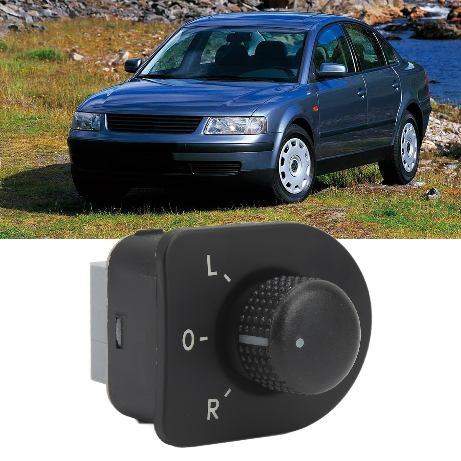 Gupbes Rear View Mirror Switch ABS 1J1959565E Power Mirror Switch