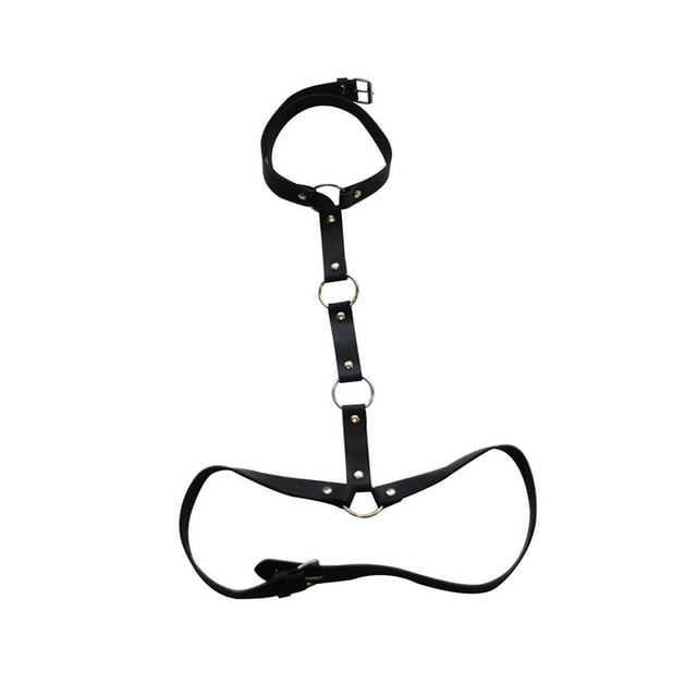 con correa de cadena para el cuerpo de cuero, ropa interior para mujer, arnés para mujer, correas para el cuerpo, Top corto, cadena para el Salvador Correas del cuerpo del arnés