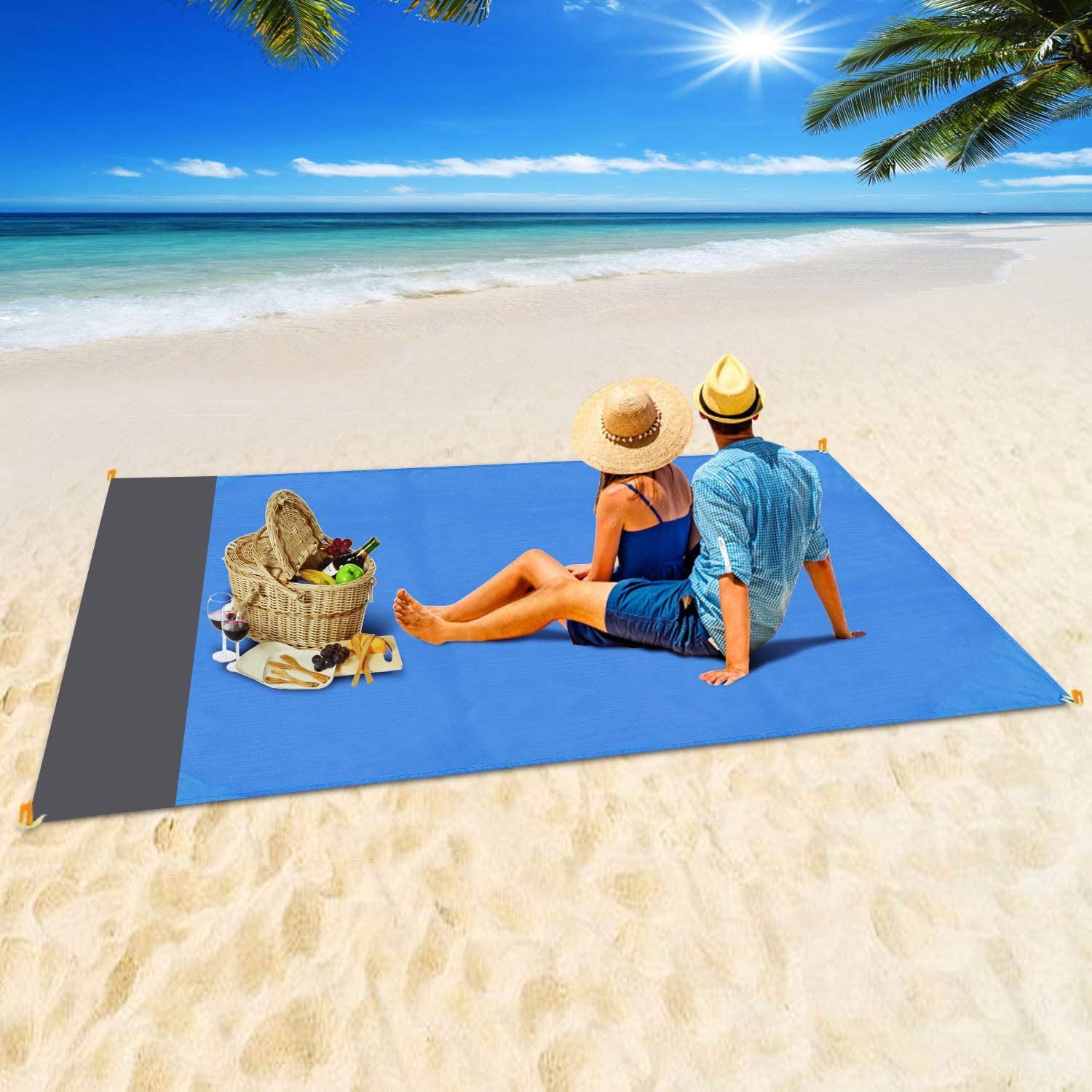 Sand free beach mat