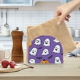 thumbnail image 2 of Yayeee Napkin Holder for Table Set of 2 Kitchen Paper Tissue Organization, Halloween Ghosts Purple, 2 of 8
