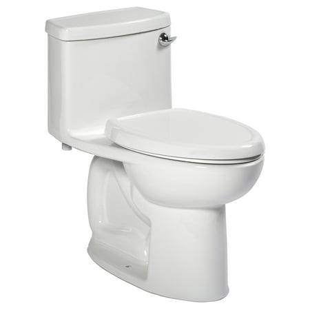 American Standard Compact Cadet 3 1.28 GPF FloWise Tall Height 1-Piece Single Flush Elongated Toilet in