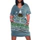 thumbnail image 1 of Camino de montaña forestal al estilo de JRRTolkien Vestido de bolsillo suelto Vestido de invitada de boda 2025 Vestido de verano de mujer 2025, 1 of 7