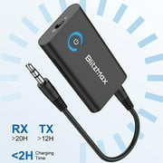 Blitzmax BM-BT05 Transmitter Receiver Bluetooth 5.2 Channel Sterio Receiver with 2 in 1