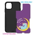 thumbnail image 2 of DistinctInk Custom SKIN / DECAL compatible with OtterBox Commuter for iPhone 11 Pro MAX (6.5" Screen) - Unicorn Moon - Don't Forget to Dream, 2 of 5