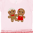 thumbnail image 3 of Inktastic Gingerbread Couple Gift Toddler Girl Dress, 3 of 4