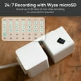 thumbnail image 3 of Wyze Cam Pan v3 Indoor/Outdoor Wired Security Camera with Pan/Tilt/Zoom (2 pack) - White, 3 of 6