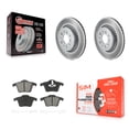 thumbnail image 1 of Transit Auto Rear Coated Disc Brake Rotors and Semi-Metallic Pads Kit for Car 2003-2014 Volvo XC90 KGS-101338, 1 of 11