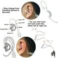 thumbnail image 2 of MaximalPower Medium size Earmold Earbud Earplug Ear Insert for Motorola Kenwood Two-Way Radio Acoustic Coil Tube Audio Kits (10 Pack Right), 2 of 5