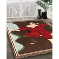 thumbnail image 2 of Ahgly Company Indoor Rectangle Traditional Saffron Red Area Rugs, 4' x 6', 2 of 6