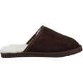 thumbnail image 4 of Snugrugs Men's Suede Mule Slipper with Wool Lining and Lightweight Sole - Brown - US 13, 4 of 7