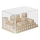 thumbnail image 3 of Vitrina de acrílico,Vitrina transparente para guardar figuras coleccionables,Estuche a prueba de polvo para exhibir figuras de acción,Organizador de escritorio con estante elevador para, 3 of 8