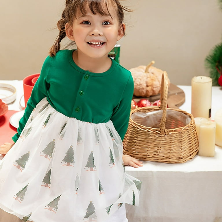 Gubotare Baby Christmas Dress Girl's Dress Long Sleeve Crew Neck Dresses Size 12 24 Months(Green,12-24 Months) - Walmart.com Gubotare Baby Christmas Dress Girl's Dress Long Sleeve Crew Neck Dresses Size 12 24 Months(Green,12-24 Months) - Walmart.com