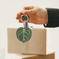 thumbnail image 1 of Luxshiny Cute Keychain Key Holder Green PU 1Pack For Office And School, 1 of 8