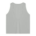 thumbnail image 5 of Workout Tank Tops Men Lightweight Breathable Deep V Neck Loose Fit Muscle Sleeveless Shirt Athletic Running Gym Tanks, 5 of 6
