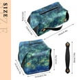 thumbnail image 2 of Beautiful Starry Background Tissue Box Cover Leather Square Rectangle Tissue Box Holder for Bathroom Living Room Desk Office Decor, 2 of 7