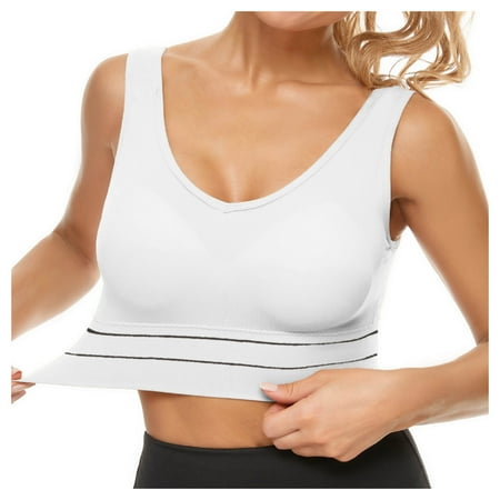 

Workout Tops Sports Bras For Women Women S Plus Size Shock Proof Exercise Breasted Yoga Fitness Underwear Bra Workout Sets Workout Clothes For Women