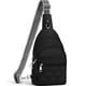 thumbnail image 1 of Bolso bandolera SYTRAH antirrobo con bloqueo RFID, nylon negro para mujer, 1 of 9