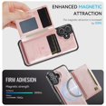 thumbnail image 2 of Decase Premium Magnetic Detachable Wallet Case for iPhone 16 Plus,Shock-Absorbent, Anti-Scratch PU Leather+TPU Bumper Cover, Slim & Rugged, with Credit Card Slots, Fits Mag-Safe Car Mount,Rosegold, 2 of 9