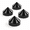 8 Inch-Cone Cap-4pk Black, variant on 8.5 Inch Cone Cap-1pk White Dock Piling Cap For Marine Docks and Outdoor Posts