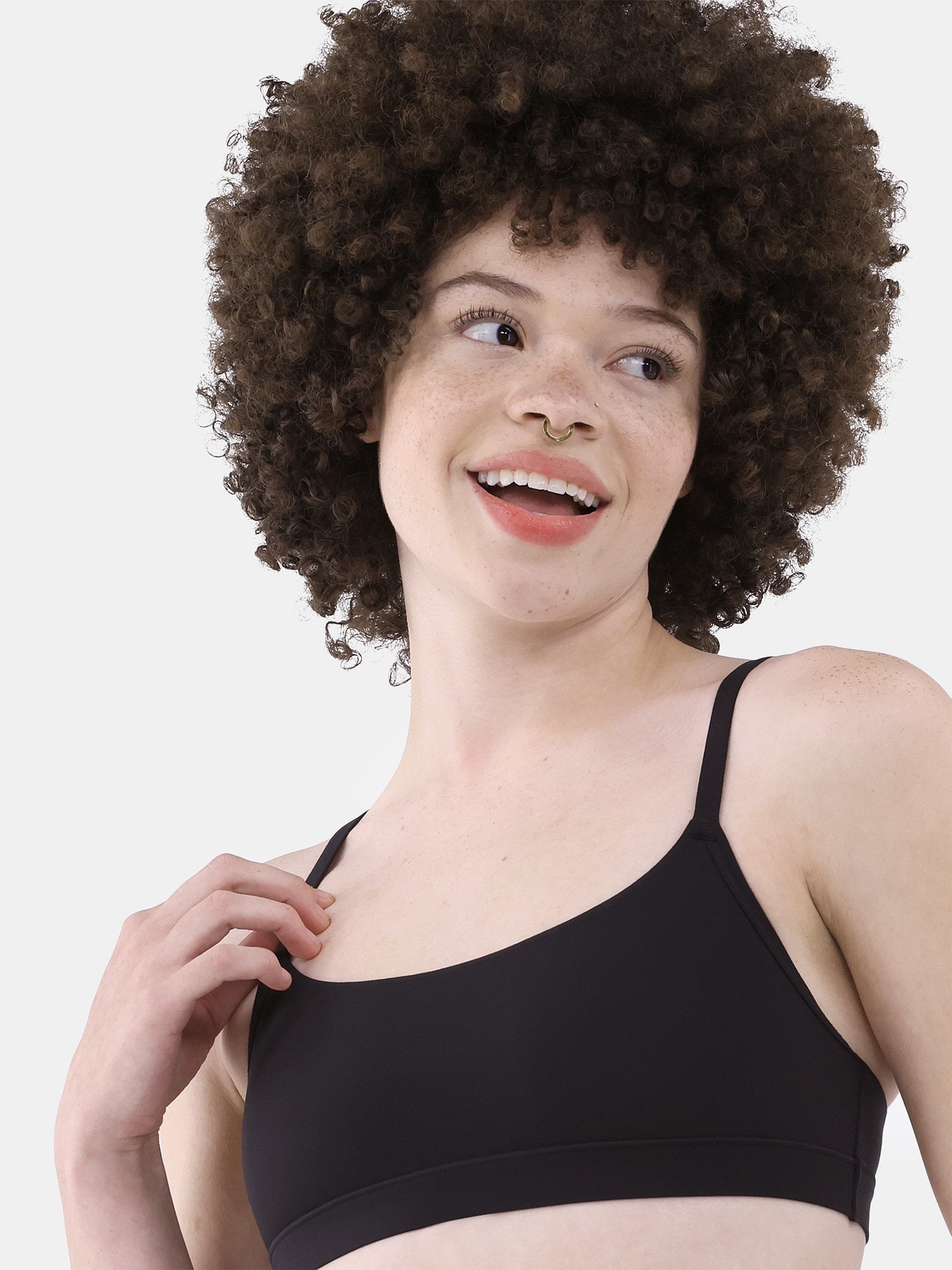 No Boundaries Fit Stretch Scoop Bralette, Women's XS-3XL