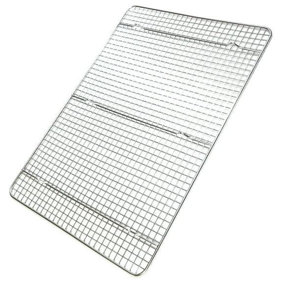 Milisten Cooking Wire Rack Cooling Rack Silver Stainless Steel 1Pcs 16.8X11.8X0.6In