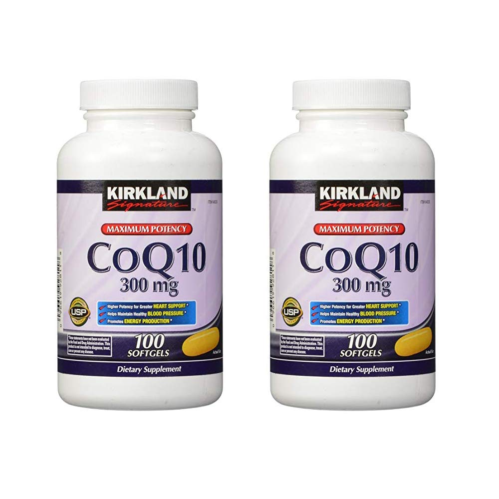 CoQ10 300 mg., 100 Softgels 2 Pack