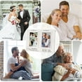 thumbnail image 1 of Fiudx Marco de Fotos de Madera, Elegante Exhibición de Compromiso, Regalo Personalizado para Aniversario de Bodas, Encantador Detalle Decorativo para El Hogar, Perfecto para Parejas U Ocasiones Espec, 1 of 6