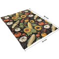 thumbnail image 4 of Fall Sunflower Pumpkin Blanket,Comfortable Soft Lamb Wool Throw Blanket,All Season,Warm Lightweight Blankets for Sofa Bed Couch Living Room Chair,60"x80", 4 of 4