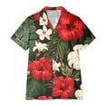 thumbnail image 5 of Blouse pour Femmes, Couleur Unie, Mode Décontractée, Imprimé Lettre, Col Rond, Manches Courtes, 5 of 5