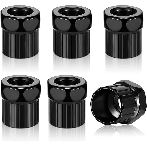 BlinkLLX 6 Pcs Bike Freewheel Remover Mountain Bike Cassette Removal Tool Black Lockring Tool for Repairing