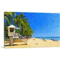 thumbnail image 1 of ARTCANVAS Honolulu Home decor Canvas Art Print - Size: 18" x 12" (0.75" Deep), 1 of 9