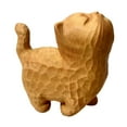 thumbnail image 4 of Estatua de gato de madera, figura de gato, regalo de recuerdo, decoración de gato, linda estatua de animal de gato Estilo B, 4 of 9