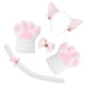 thumbnail image 4 of Disfraz de Gato, Cosplay Pajarita Cola Juguetes Orejas Sombreros Guantes para Disfraces Adultos Regalos Vestir Blanco Hugo Traje de juego de cosplay, 4 of 6