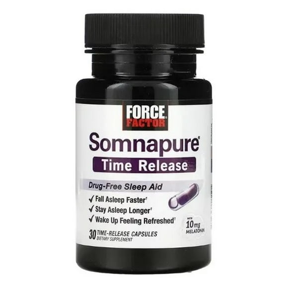 FORCE FACTOR |Somnapure Mel | Liberación Prolongada Para El Sueño | 30 UNIDADES