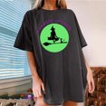 thumbnail image 2 of Camiseta de mujer Camisetas de Halloween Camiseta divertida de manga corta Camiseta estampada Tops Blusa Regalo para mujer Fridja zx1585, 2 of 9