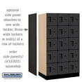 thumbnail image 3 of 12" Wide Five Tier Box Style Designer Wood Locker - 3 Wide - 5 Feet High - 21 Inches Deep - Cherry, 3 of 3