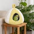 thumbnail image 7 of Yhmxh Bird Nest Winter Warm Hammock Bed for Cage Bird Shed Hut Tent Cozy Hanging Nest House for Zebra Finch, Loriculus, Hamster and Other Small Birds, 7 of 7