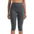 thumbnail image 3 of NELEUS Womens Plus Size Yoga Capris Leggings For Workout With Pockets Tummy Control High Waist,Gray+Light Blue+Light Purple,US Size 2XL, 3 of 12