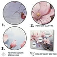 thumbnail image 3 of Designart "Opulent Magnolia Canopy" Magnolias Floater Framed Canvas Wall Art, 3 of 5