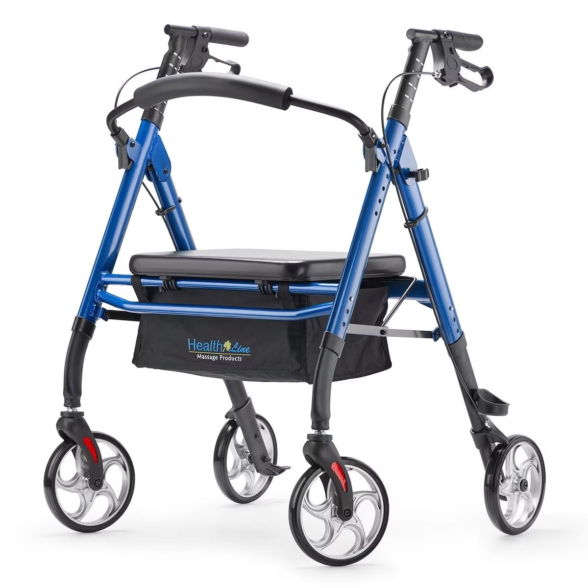 Heavy Duty Rollator Walker Support up 500 lbs by Health Line Massage